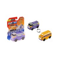 Машинка для дітей Flip Cars 2 в 1 Туристичний і Шкільний автобус (EU463875-10)