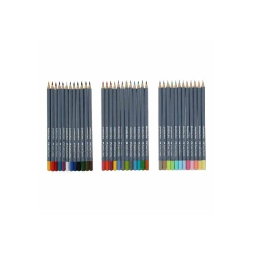 Олівці кольорові Faber-Castell Goldfaber Aqua акварельні, 36 кольорів (стандартні + пастельні кольори), 114639 (31789)