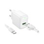 Зарядний пристрій BOROFONE 1xUSB QC3.0 18W + cable UAB-A to USB-C BAS42A white (6941991113802)