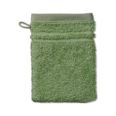 Рушник Kela рукавичка махрова для обличчя Ladessa, зелений мох, 15х21 см (24612) (00000026464)