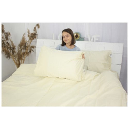 Постільна білизна MirSon Сатин Premium 0001 Moko White 2х160х220 (2200001717831)