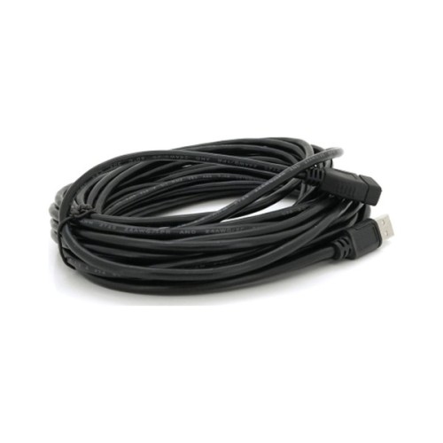 Дата кабель USB 2.0 AM/AF 10.0m ferrite black Voltronic (YT-AM/AF-10BL)