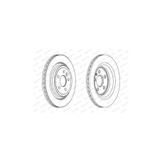 Гальмівний диск FERODO DDF1681C