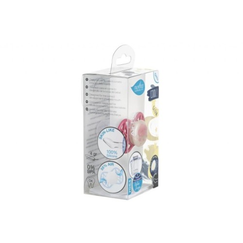 Пустушка Nuvita Air55 Cool 0m+ ортодонтична (світиться в темряві) (NV7064GSA)