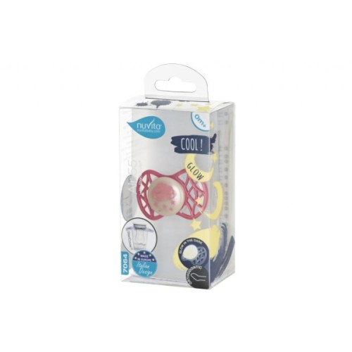 Пустушка Nuvita Air55 Cool 0m+ ортодонтична (світиться в темряві) (NV7064GSA)