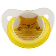 Пустушка Baby Team Ортодонтична 6 м+ Котик (4824428032025)