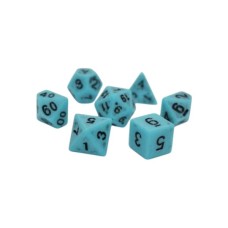 Набір кубиків для настільних ігор Games 7 Days Ancient 7 Dice Set - Light Blue (7 шт.) (g7danc03)