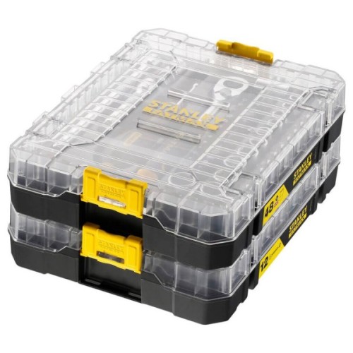 Набір інструментів Stanley FatMax Maxi Drive торцевих 1/4", шестигранний, 48 шт., кейс (FMMT98101-0)