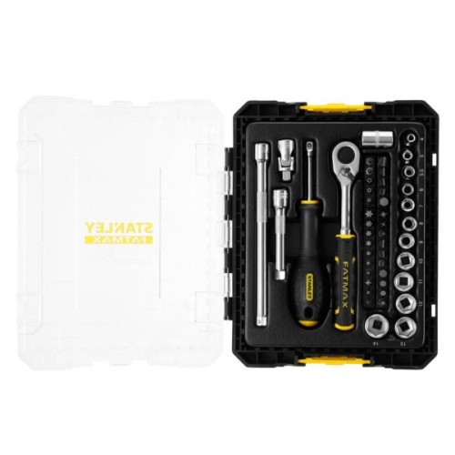 Набір інструментів Stanley FatMax Maxi Drive торцевих 1/4", шестигранний, 48 шт., кейс (FMMT98101-0)