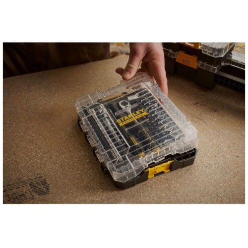 Набір інструментів Stanley FatMax Maxi Drive торцевих 1/4", шестигранний, 48 шт., кейс (FMMT98101-0)
