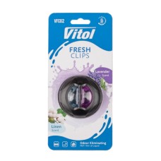 Ароматизатор для автомобіля VITOL Fresh Clips Linen +Lavender (VFC02)