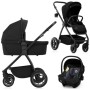 Коляска Lionelo 3 в 1 MERIL 3IN1 BLACK ONYX (LO-MERIL 3IN1 BLACK ONYX)