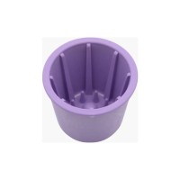 Універсальний посуд для тварин Fiboo Snack Fibeek стакан для повільного злизування ласощів та їжі, фіолетовий (FIB0239)