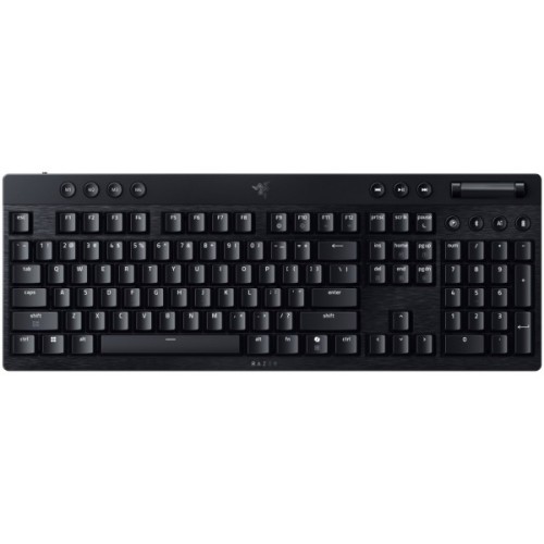 Клавіатура Razer BlackWidow V4 Low-Profile Wireless/Bluetooth/USB Yellow switch UA Black (RZ03-05271500-R3M1)