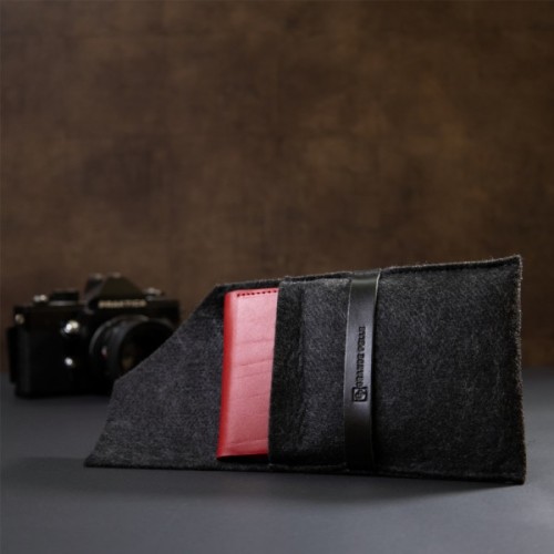 Гаманець Grande Pelle Червоний (11365)