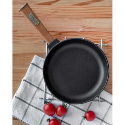 Сковорода Brizoll Optima чавунна з ручкою 200х35 мм (O2035-P)