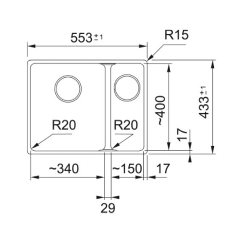 Мийка кухонна Franke 125.0701.783