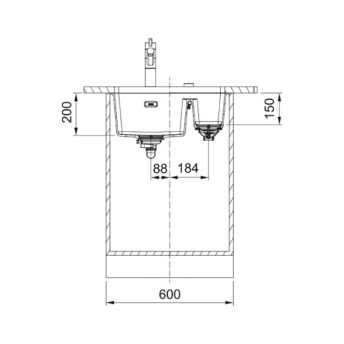 Мийка кухонна Franke 125.0701.783