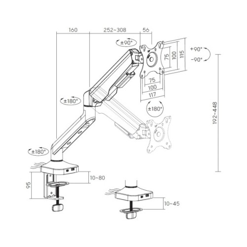 Кронштейн OfficePro MA451W
