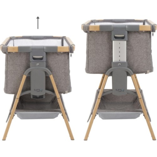 Ліжечко Tutti Bambini трансформер 2 в 1 CoZee XL light gray (211209/3590)