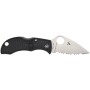 Ніж Spyderco Manbug Lightweight Leaf Serrated Black (MBKLFS)