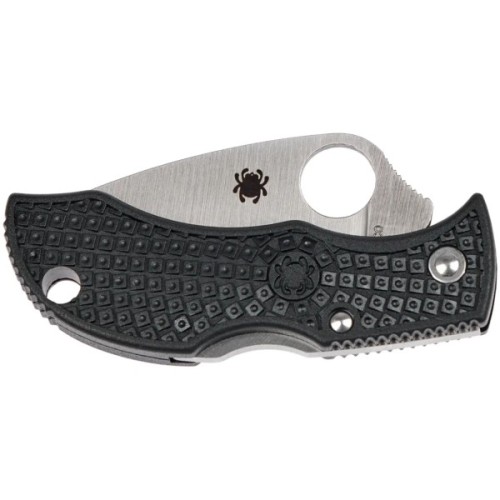 Ніж Spyderco Manbug Lightweight Leaf Serrated Black (MBKLFS)