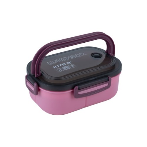 Ланч-бокс дитячий Kite з розділювачем 1200 мл, бордовий (K23-184-3)