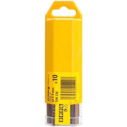 Свердло DeWALT по металу "EXTREME2" HSS-G, 11.0х142х91 мм, 10 шт. (DT5559)