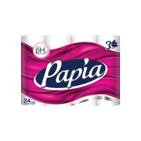 Туалетний папір Papia 3 шари 24 рулони (8690536010059)