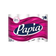 Туалетний папір Papia 3 шари 24 рулони (8690536010059) Туалетний папір Papia 3 шари 24 рулони (8690536010059)
