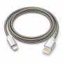 Дата кабель USB 2.0 AM to Lightning 1.0m 2.4A metal silver XoKo (XK-CTL-001-SL)