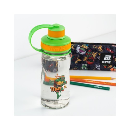 Поїльник-непроливайка Kite Ninja Turtles 500 мл, сіра (NT25-397)