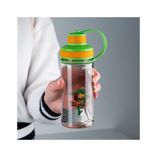 Поїльник-непроливайка Kite Ninja Turtles 500 мл, сіра (NT25-397)