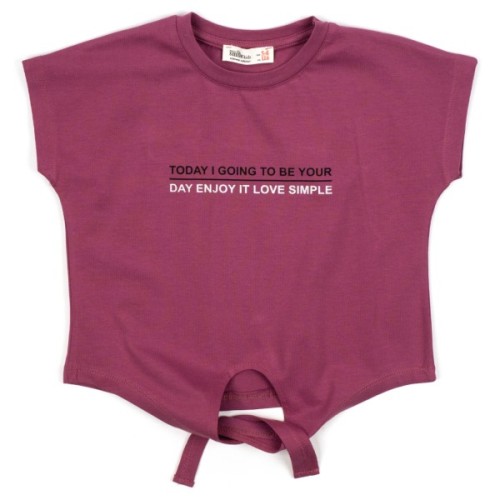 Набір дитячого одягу Smile із шортами (7012-128G-lilac)