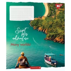 Зошит Yes А5 Many worlds! 96 аркушів, лінія (766508)
