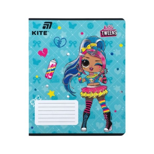 Зошит Kite LOL, 12 аркушів, клітинка (LO26-232)