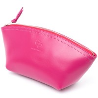 Косметичка Grande Pelle Зі шкіри Фуксія (11301)