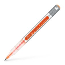 Ролер Faber-Castell Free Ink rollerball, колір чорнила помаранчевий, 0,7 мм, одноразова (29131)