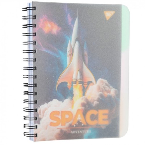 Блокнот Yes А5 Space adventure 144 аркуша пластикова обкладинка (681955)