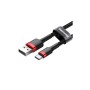 Дата кабель USB 2.0 AM to USB-C 2.0m 2A red-black Baseus (CATKLF-C91)