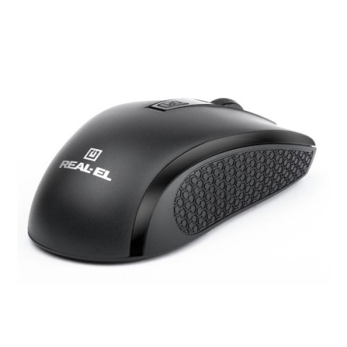 Мишка REAL-EL RM-308 Wireless Black (EL123200033)