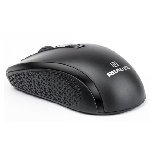 Мишка REAL-EL RM-308 Wireless Black (EL123200033)