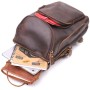 Сумка Vintage Вінтажна чоловіча через плече з натуральної шкіри Коричнева (21303)