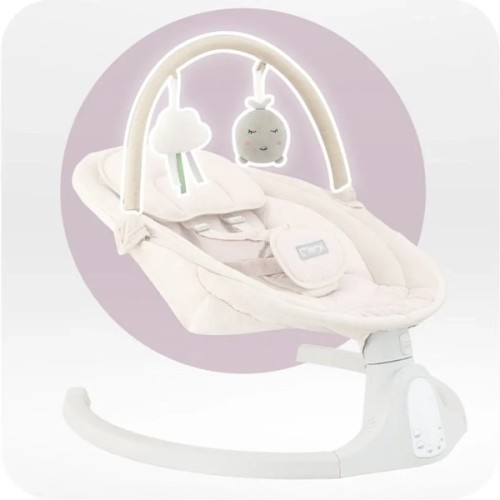 Крісло-гойдалка MoMi Kenani Onyx Sand (BULE00041)