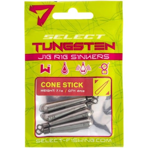 Грузило Select Паличка джиг-ріг вольфрам 14.2g (2 шт/уп) (1870.70.93)