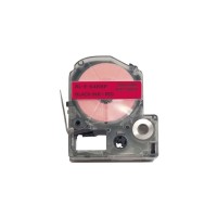 Стрічка для принтера етикеток UKRMARK RL-E-K4RBP-BK/RE, аналог LK4RBP. 12 мм х 9 м (900271)