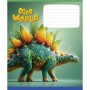 Зошит Школярик Star Dino world 12 аркушів клітинка (012-3664K)