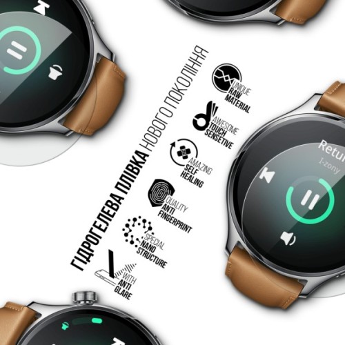 Плівка захисна Armorstandart Matte hydrogel Xiaomi Watch S1 Pro 6 pcs (ARM92136)