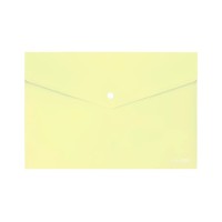 Папка - конверт Economix А4 180 мкм, непрозора, пастельна жовта (E31301-85)