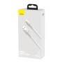 Дата кабель USB to USB-C 1.0m 6A 66W white Baseus (CAKF000102)